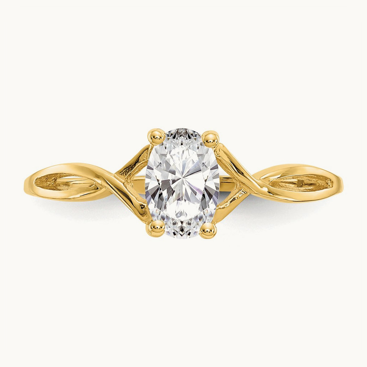 Topaz Birthstone Ring, 14K White