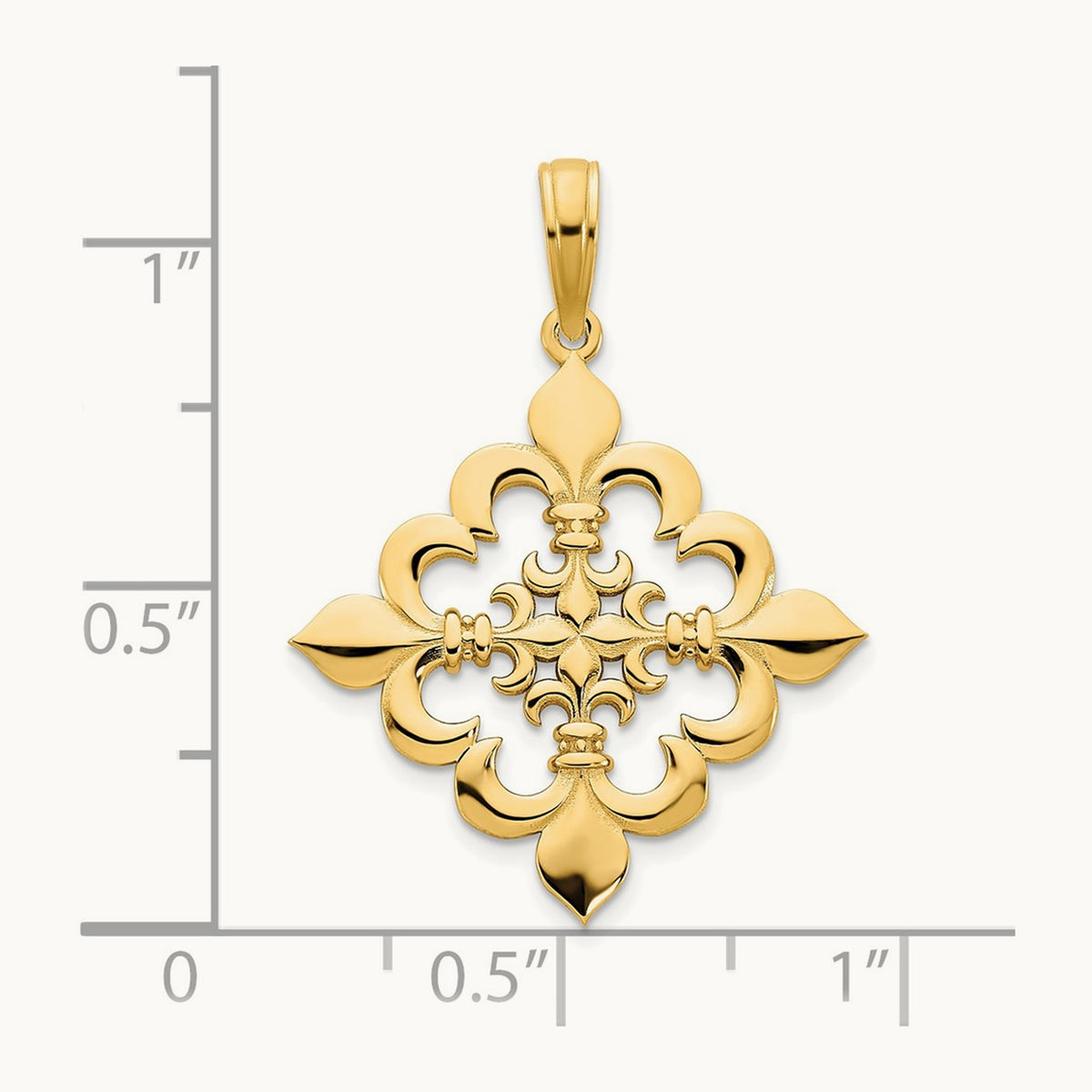 Fancy Pendant, 14K