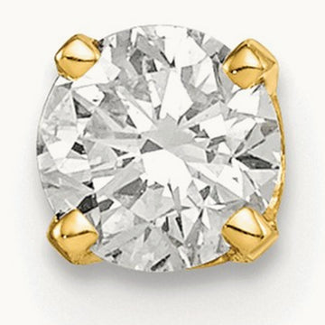 Single Stud Diamond Earring, 14K
