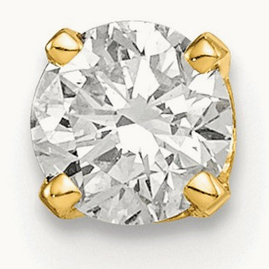 Single Stud Diamond Earring, 14K