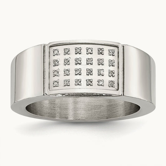 Polished Diamond Band — photo set