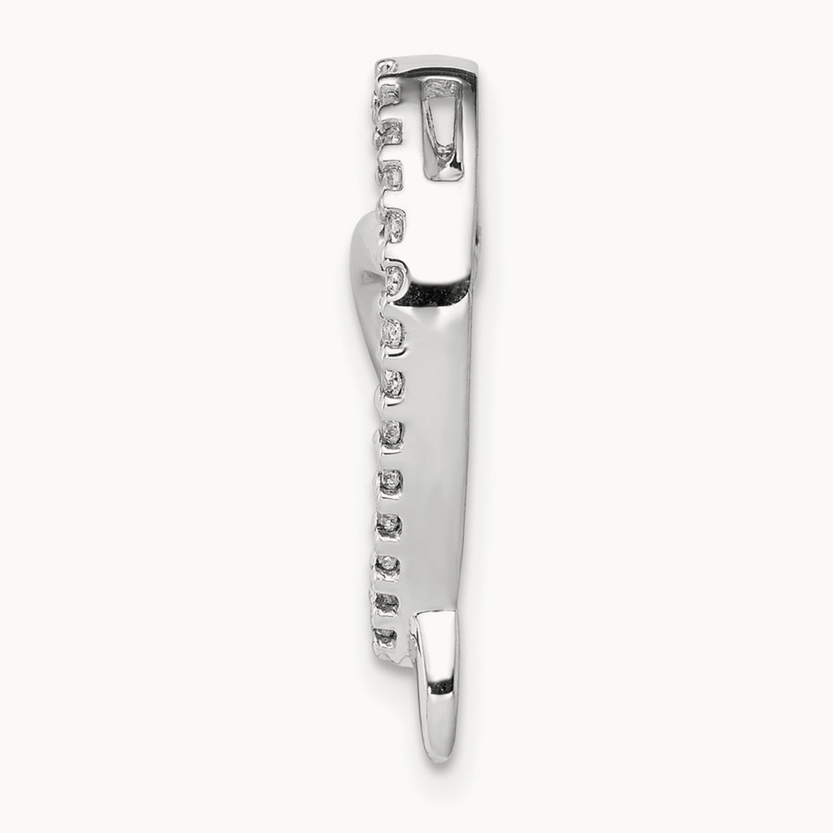 1/10ct. Diamond Heart Chain Slide — photo set