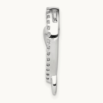 1/10ct. Diamond Heart Chain Slide — photo set