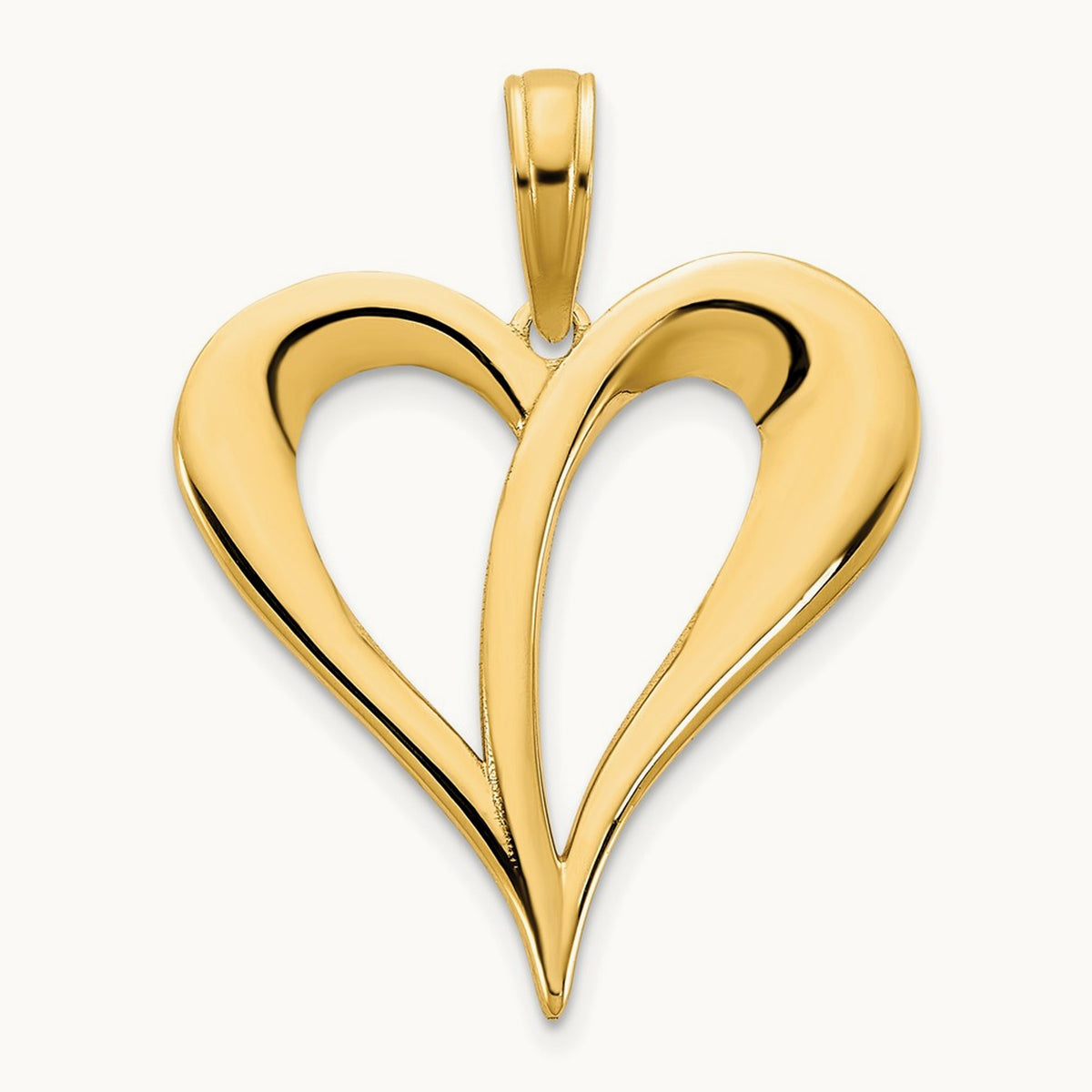 Open Heart Pendant — 25.35mm