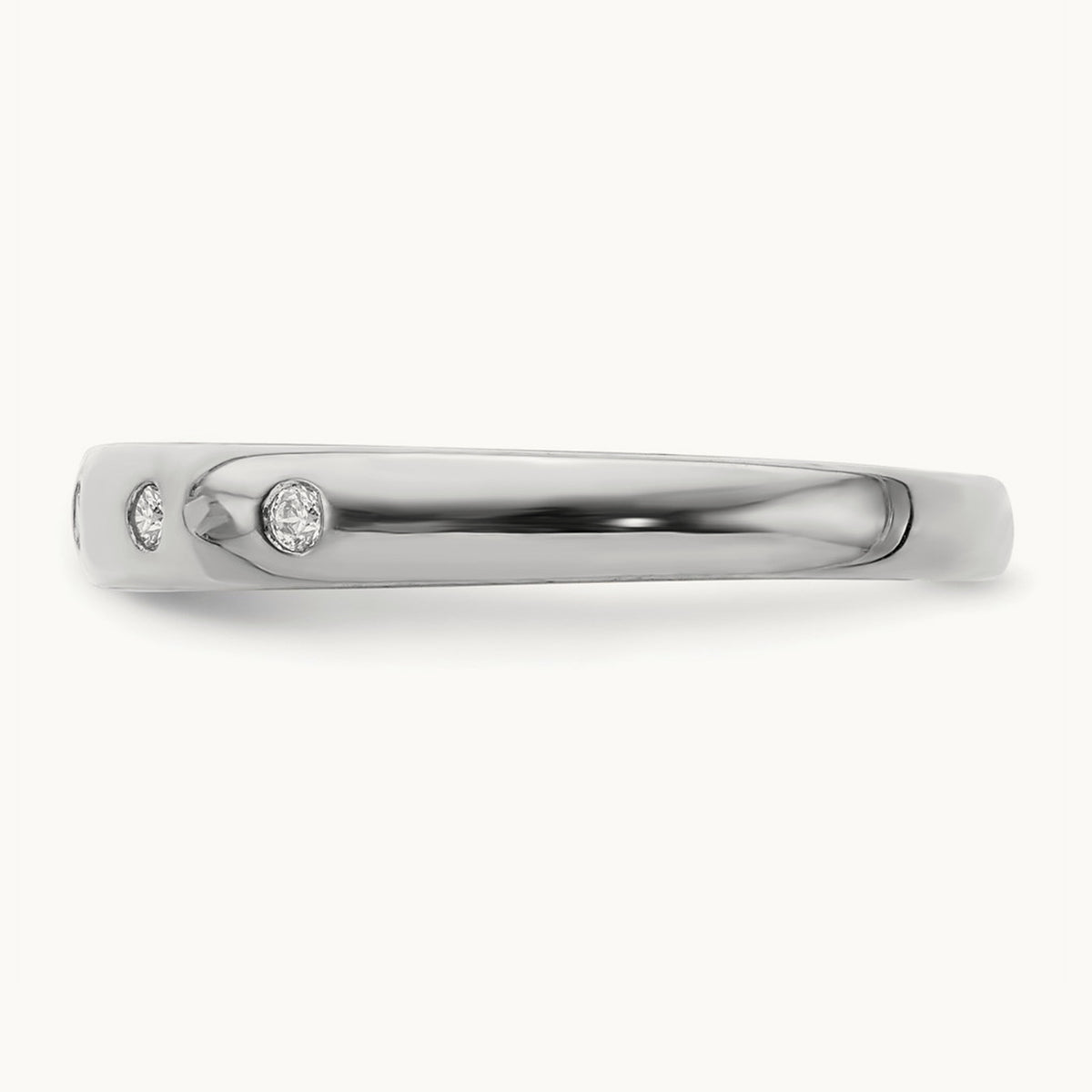 5-stone Diamond Ring — 14K White Gold
