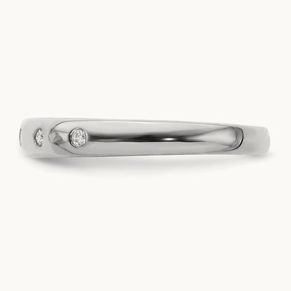 5-stone Diamond Ring — 14K White Gold