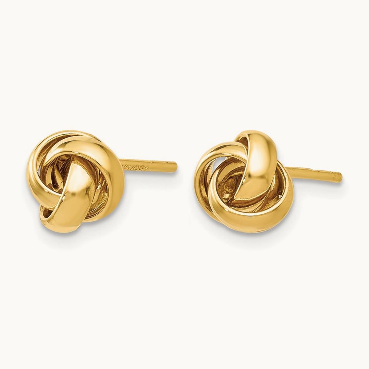 Polished Post Earrings — Leslie's — 14K Yellow Gold