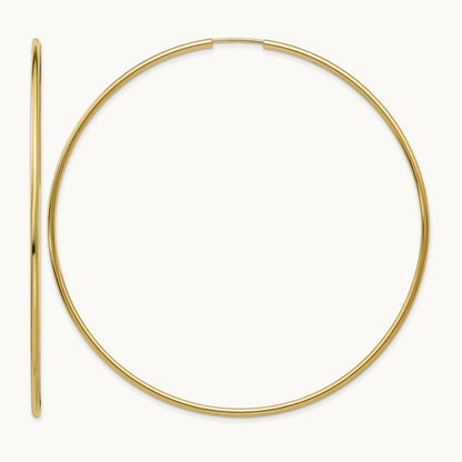 Polished Endless Hoop Earrings
