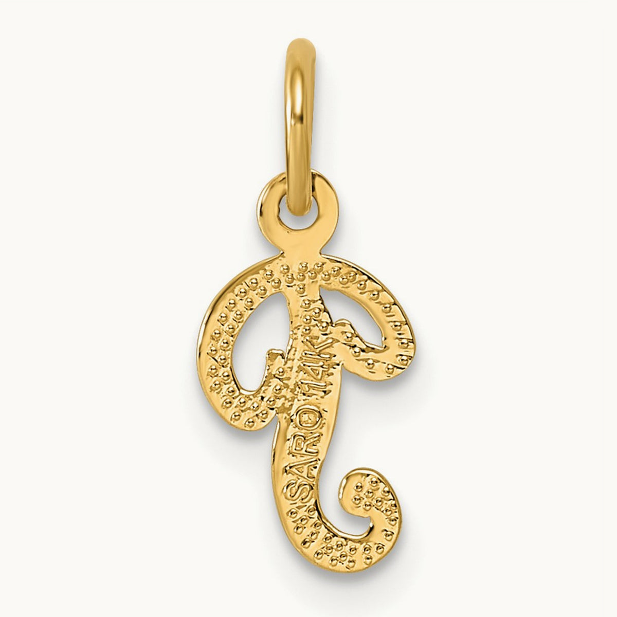 Script Initial Charm — P