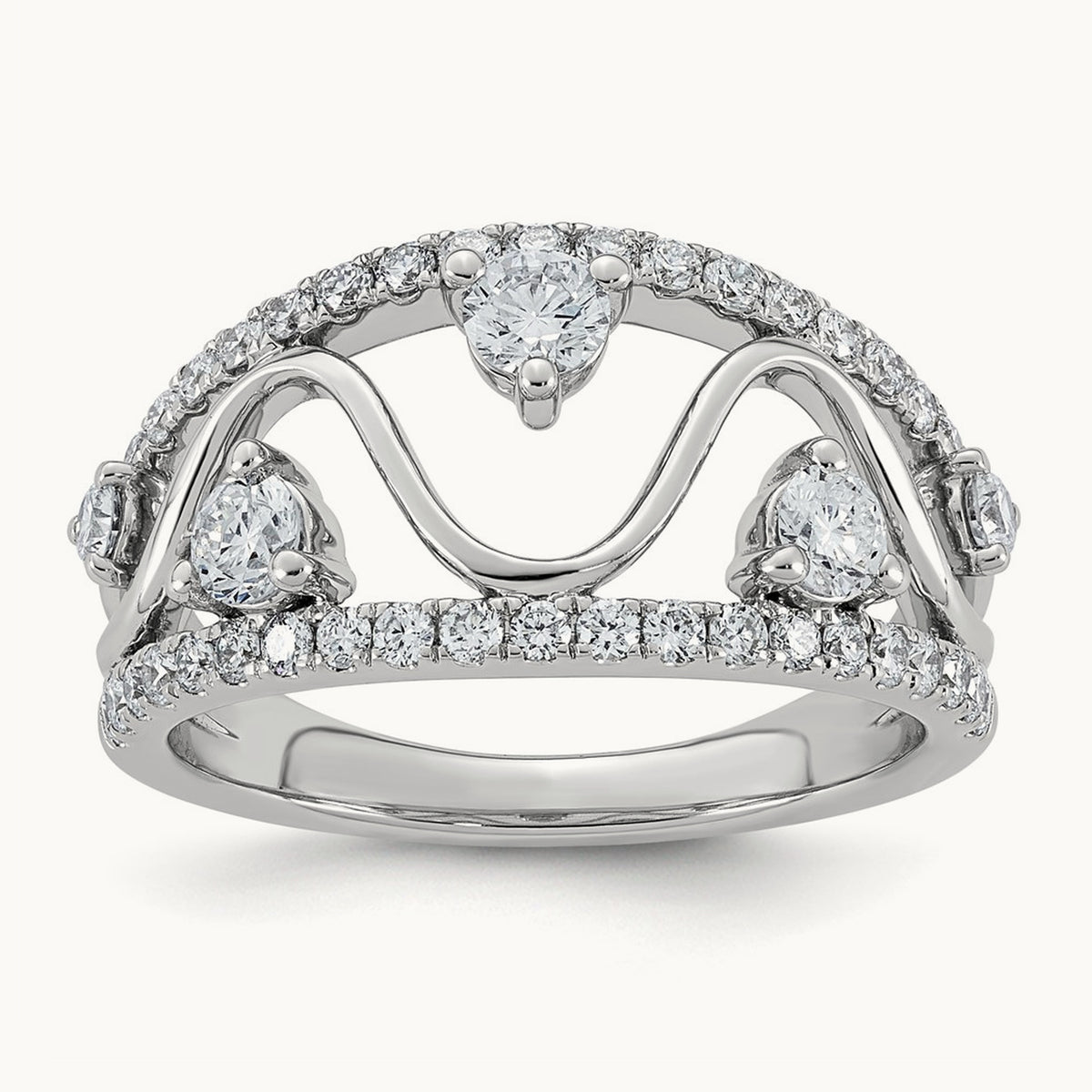 Fashion Ring, 1.00 ct tw Lab-Grown Diamond