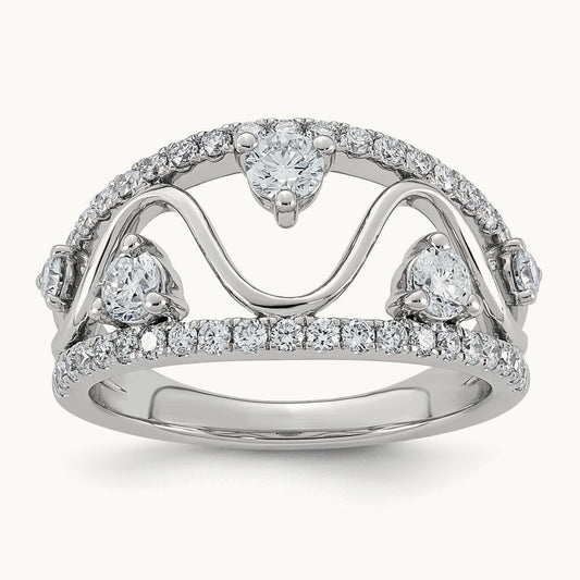 Fashion Ring, 1.00 ct tw Lab-Grown Diamond