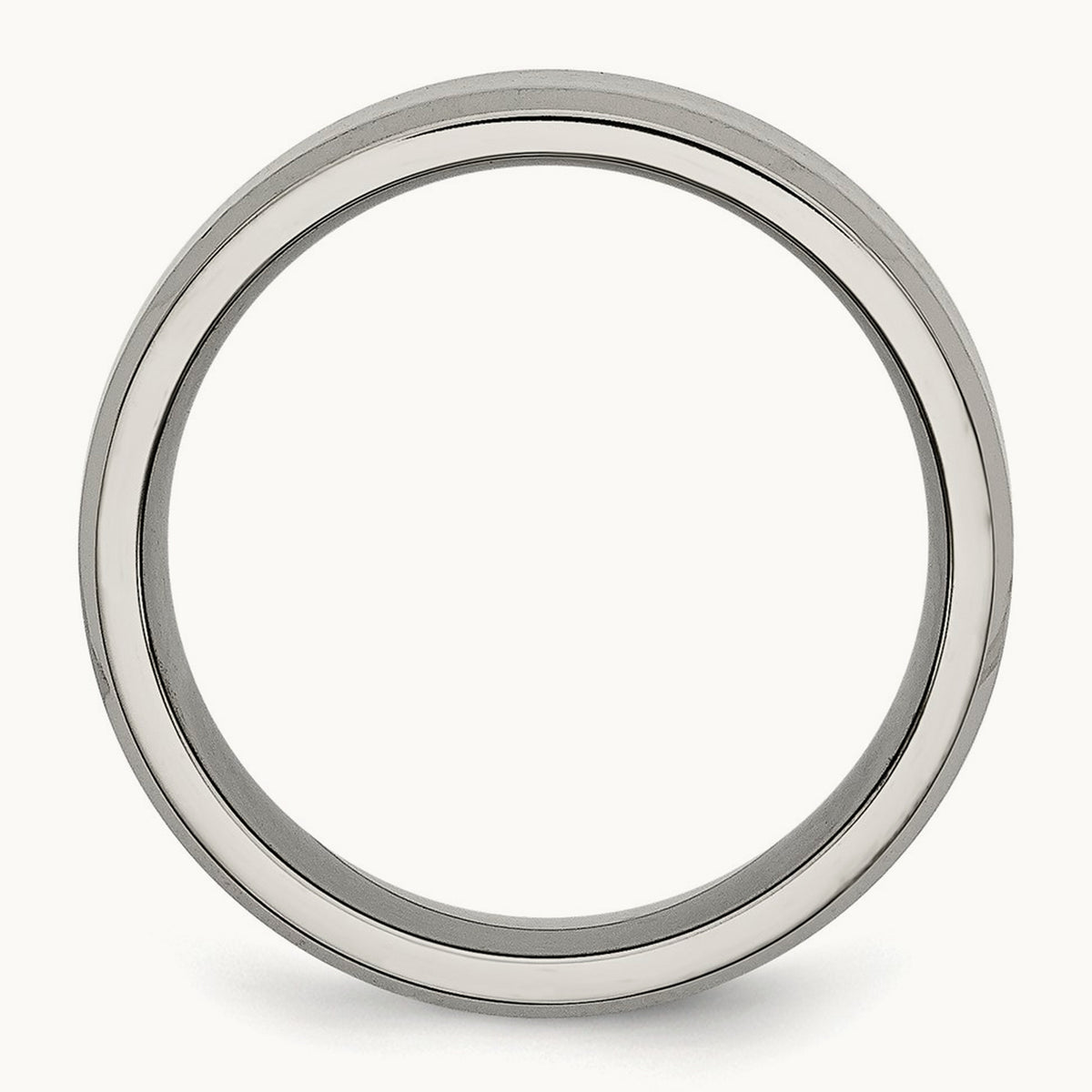 Brushed and Polished Beveled Edge Band — photo set