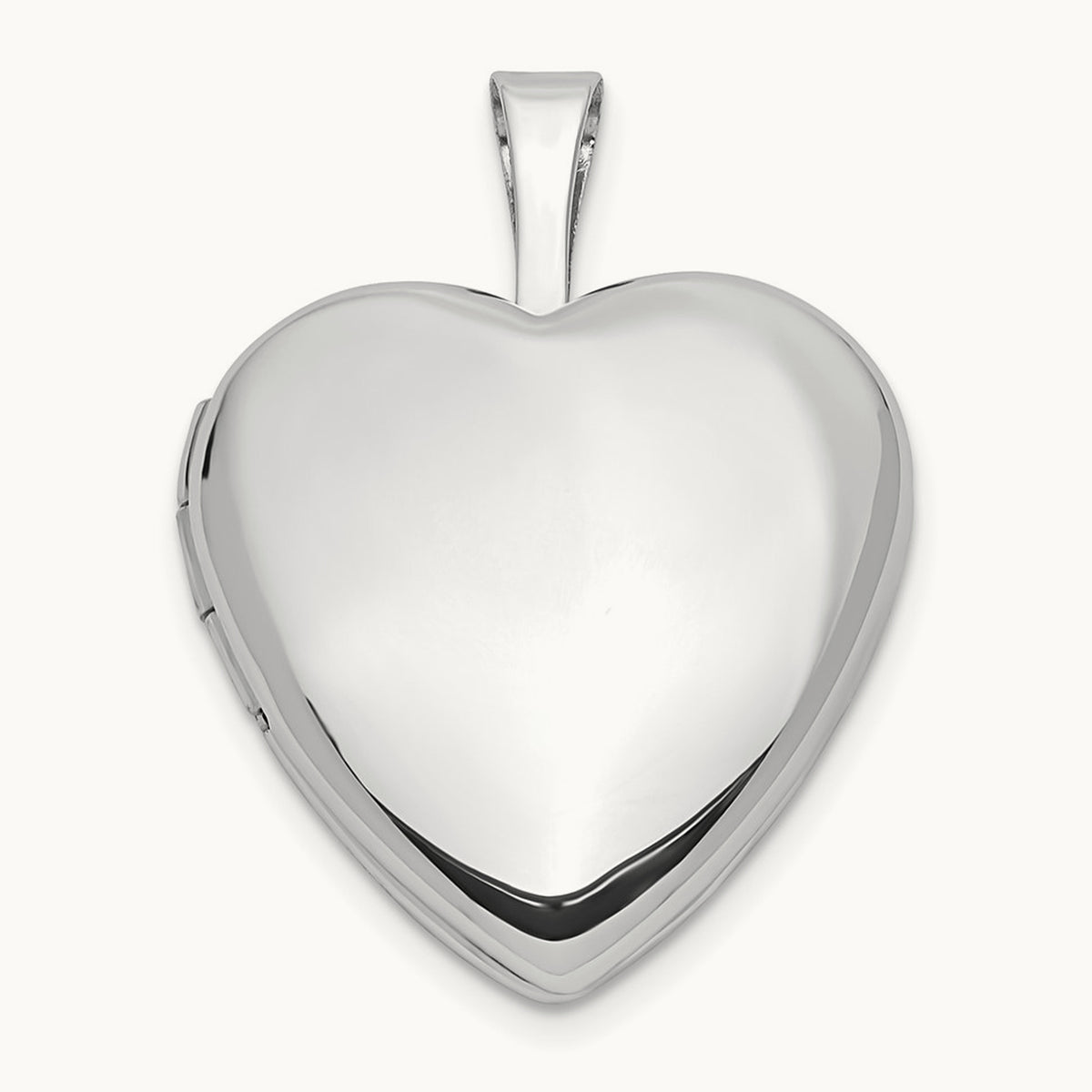 Heart Locket — 14K White Gold