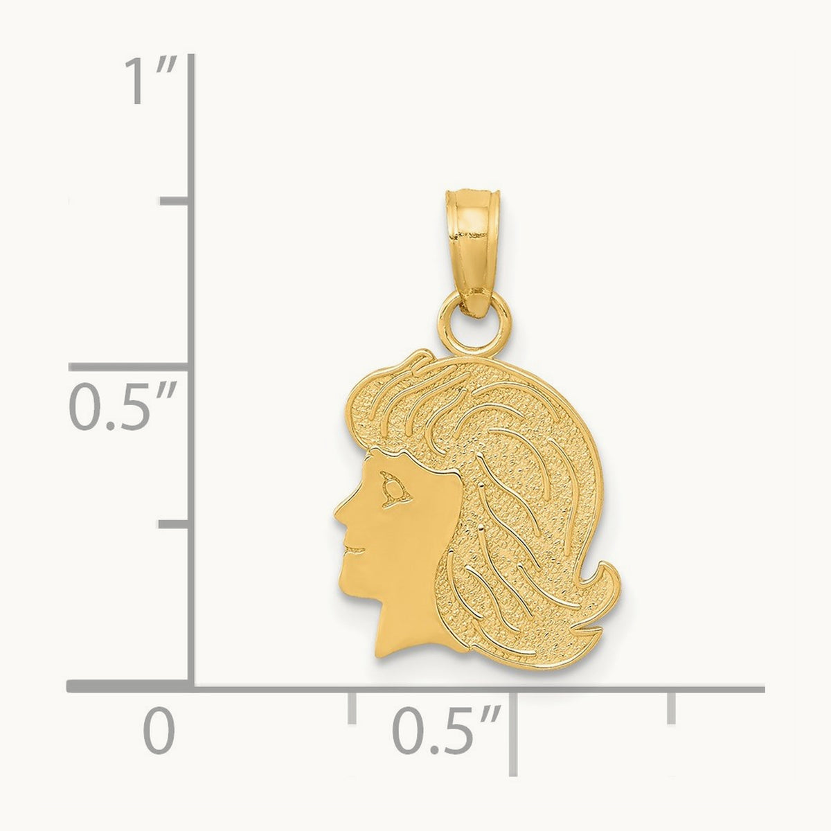 Girl Charm, 14K