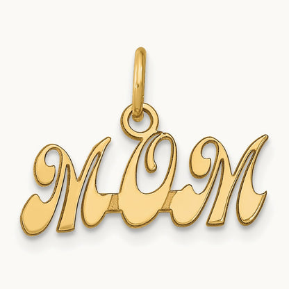 MOM Charm, 14K