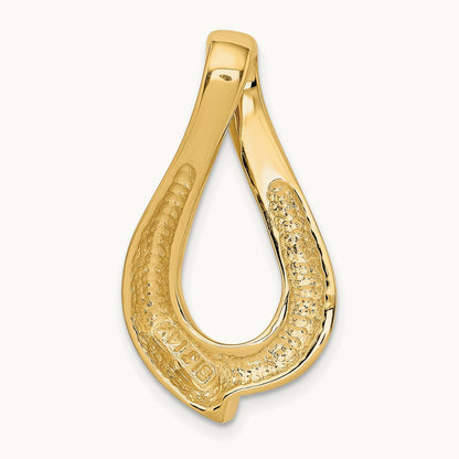 Fits up to Regular, 10mm Fancy Reversible Omega Slide, 8mm, 14K