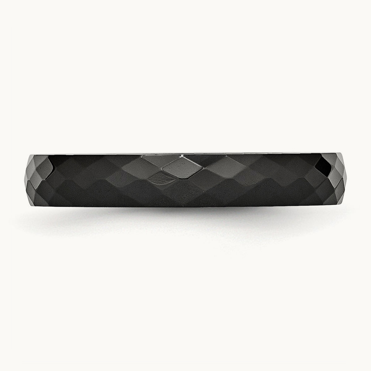 Faceted Polished Band — 4mm