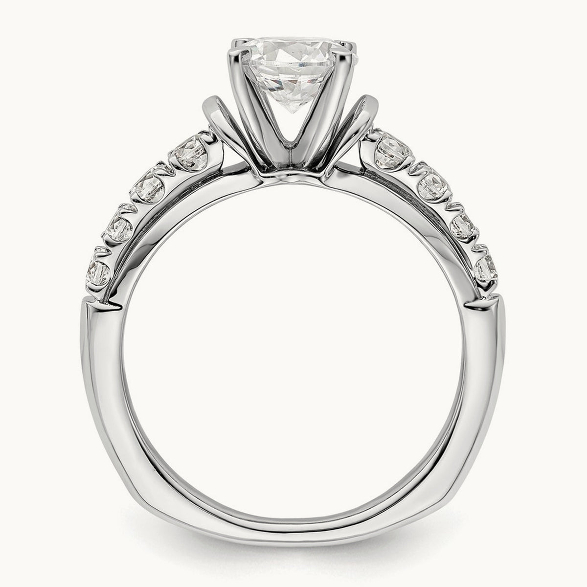 Semi-Mount Engagement Ring, 0.50 ct tw Lab-Grown Diamond