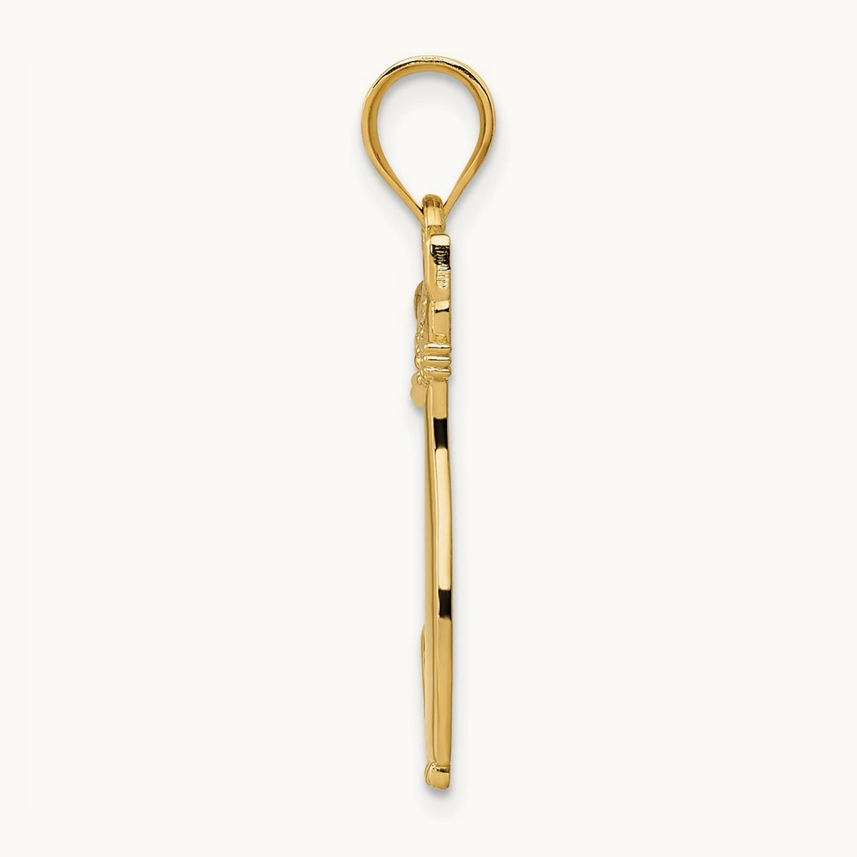 Diamond Cat Pendant, 14K