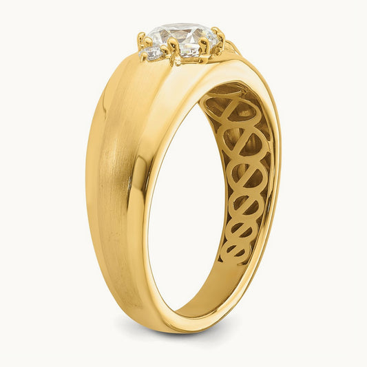 Men's Ring, 1.00 ct tw Lab-Grown Diamond