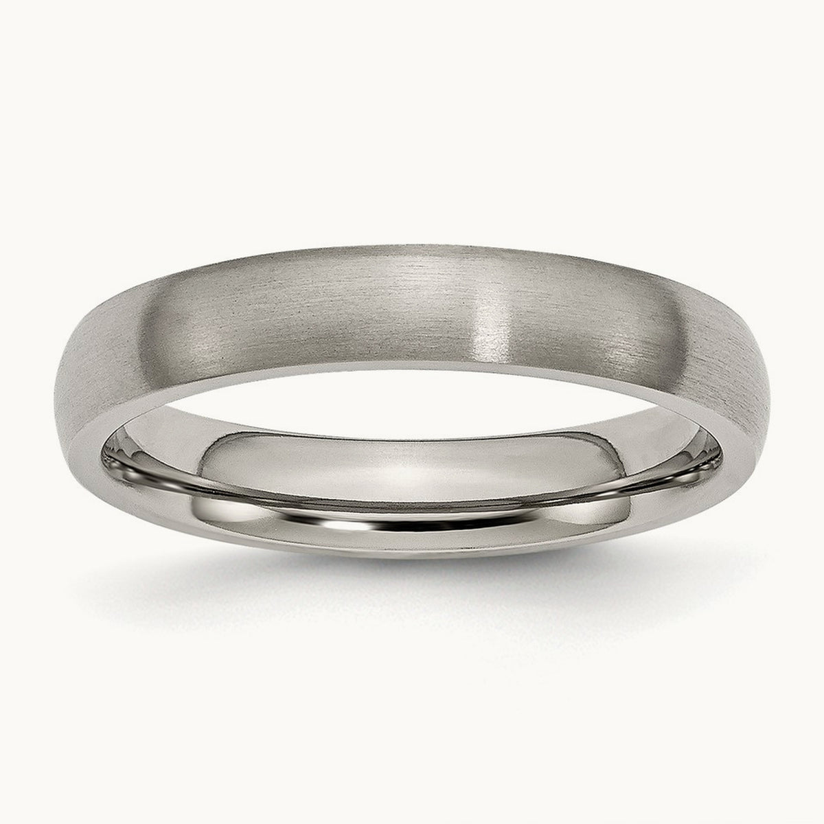 Brushed Half Round Band — 4mm (2)