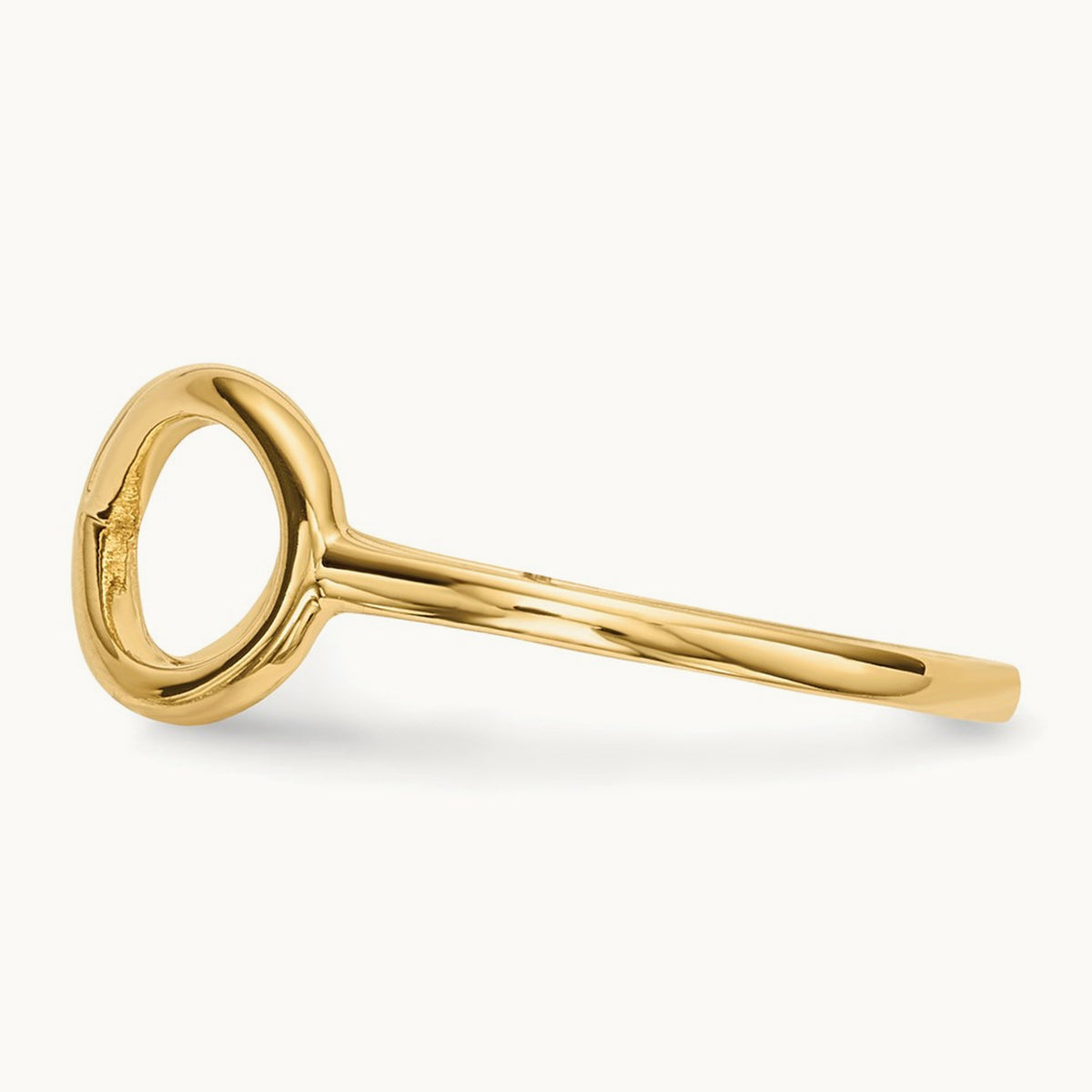 Polished Infinity Ring, 14K Gold