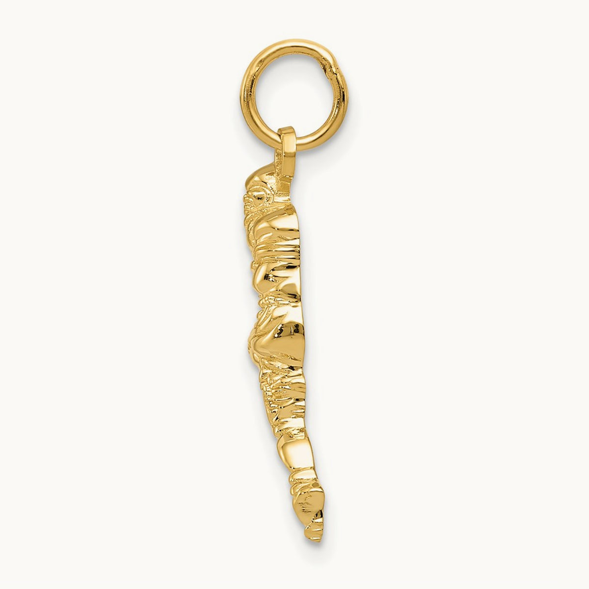 Football Player Charm, 14K