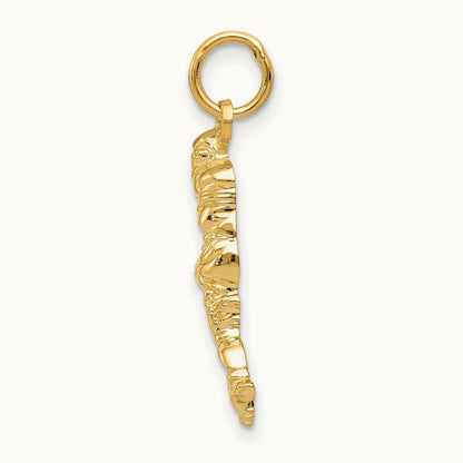 Football Player Charm, 14K