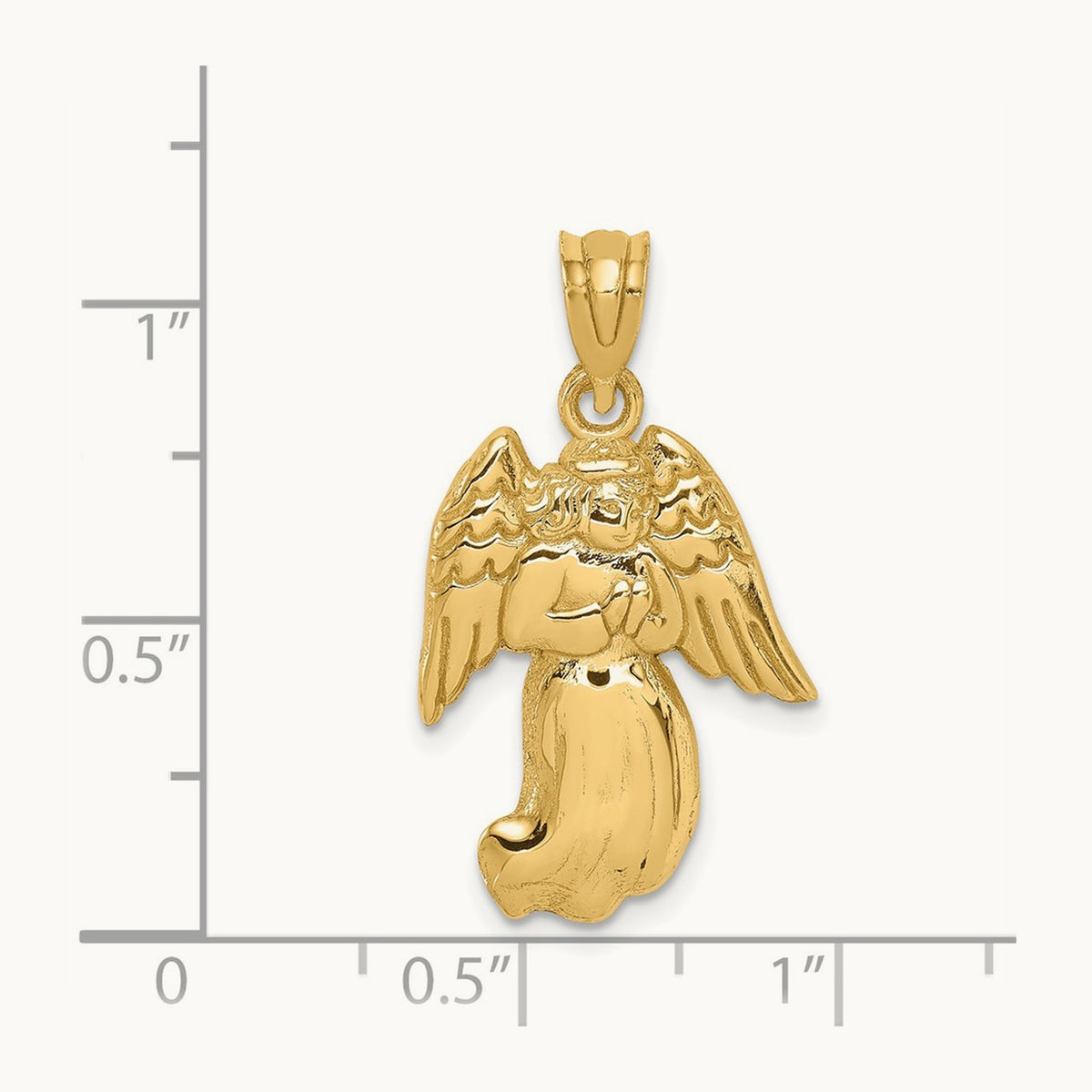 Polished Angel Charm — photo set