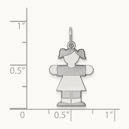 Kid Charm — 14K White Gold