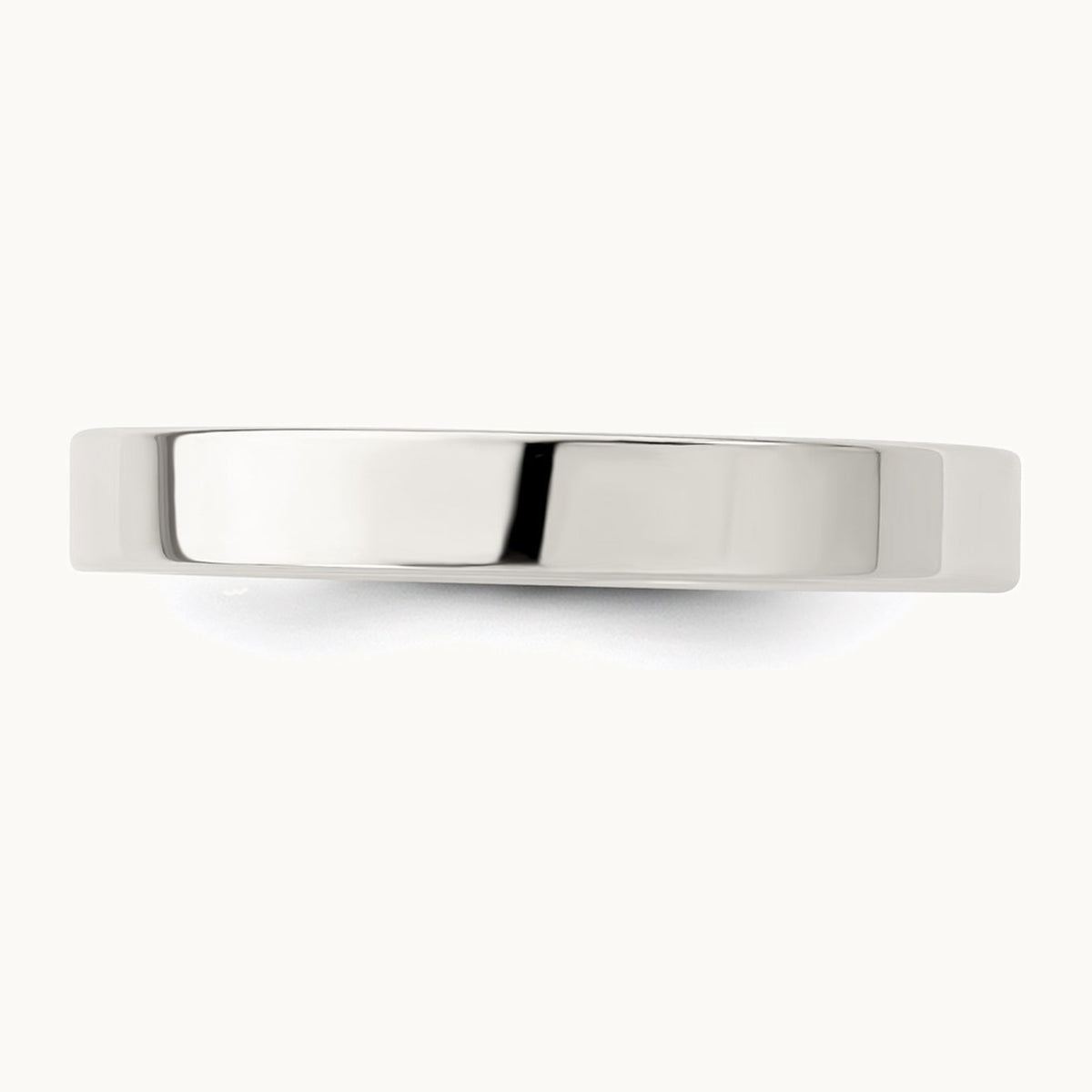Sterling Silver 3mm Lightweight Flat Band