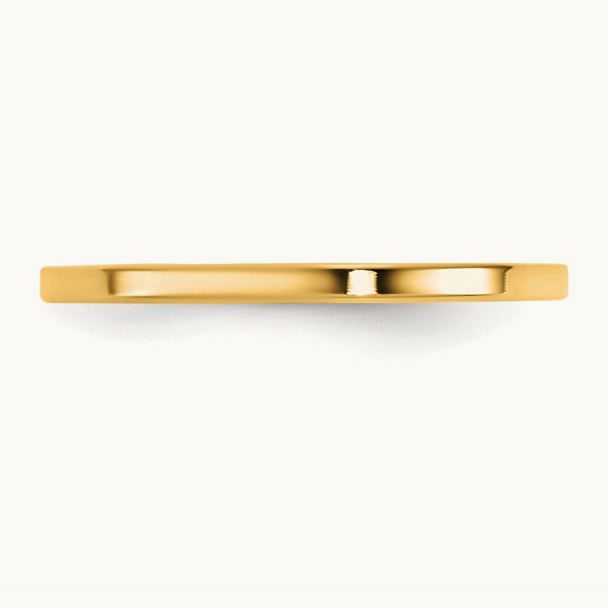 Standard Flat Comfort Fit Band, 1.5mm, 10K Yellow Gold