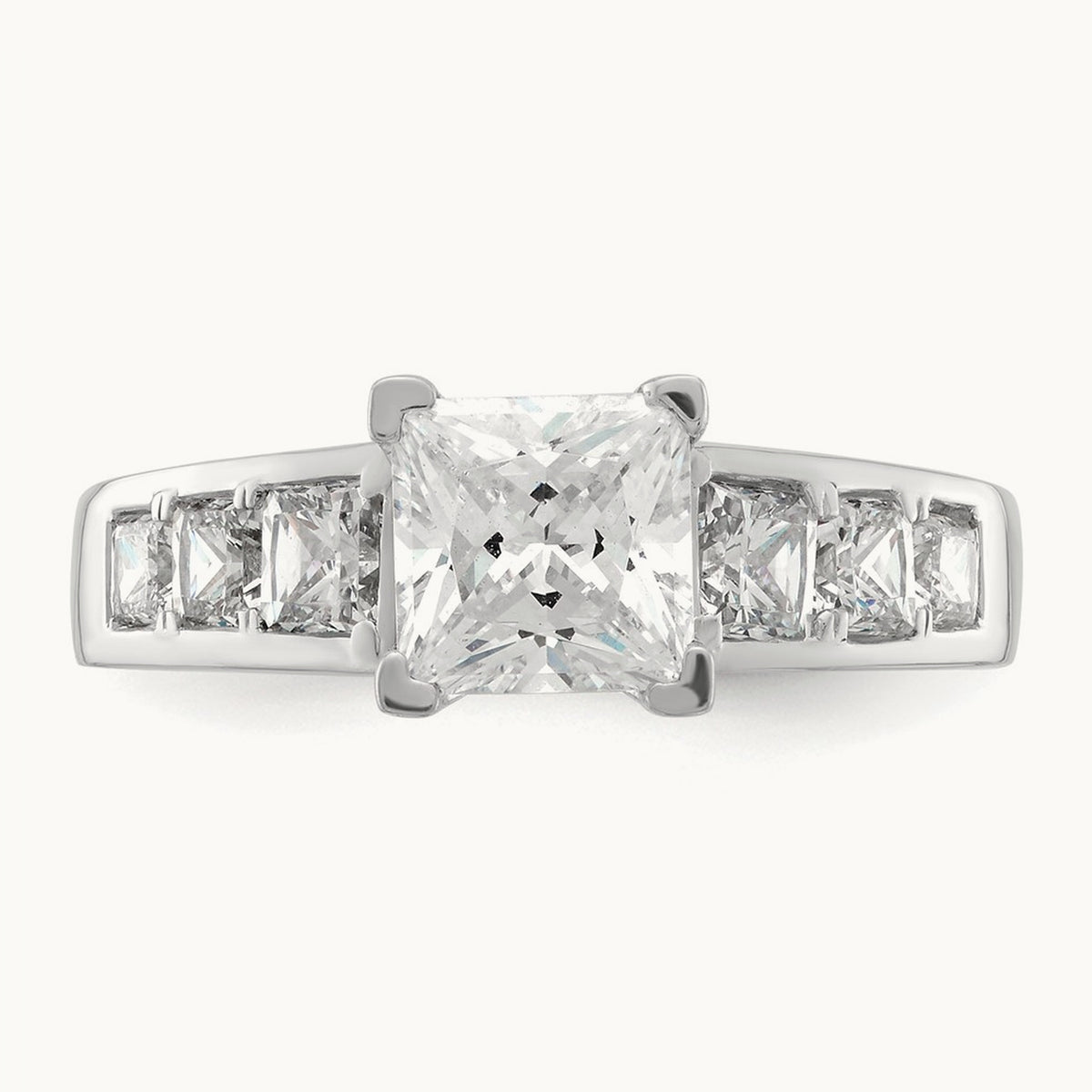 Peg Set Semi-Mount Engagement Ring, 1.00 ct tw