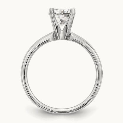 5/8ct. Medium-Weight 4-Prong Solitaire Mounting, 14K White Gold