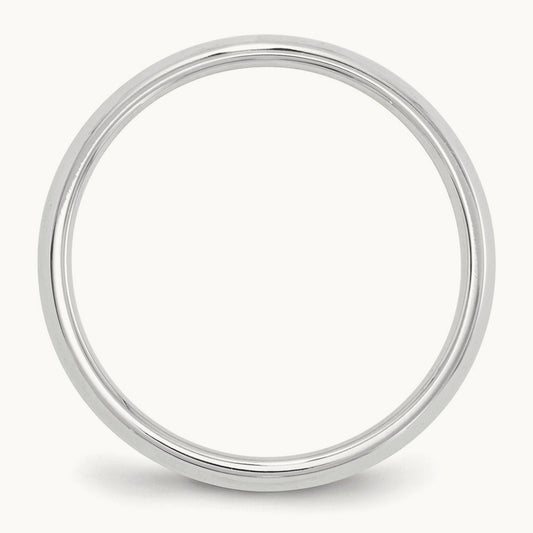 SS Knife Edge Comfort Fit Band, 6mm