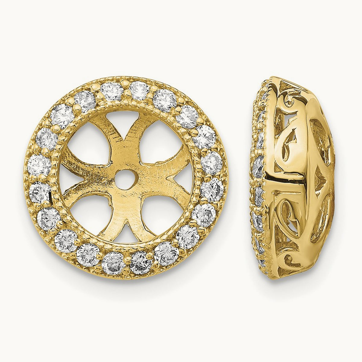 VS Diamond Earring Jacket, 14K