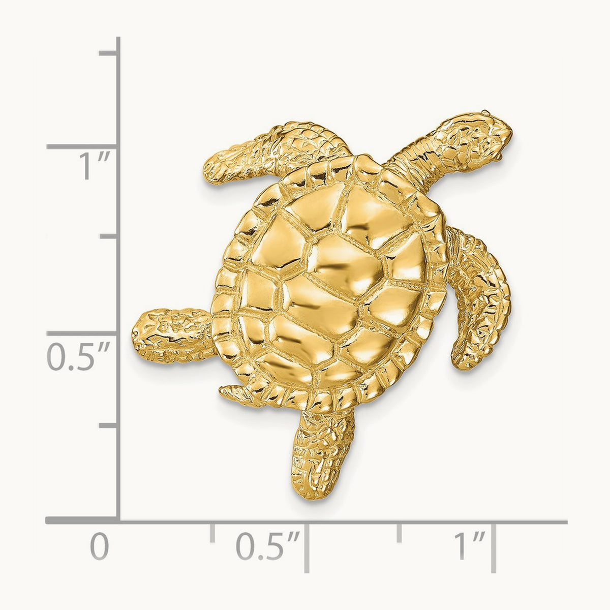 Sea Turtle Slide, 14K