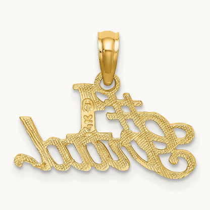 #1 GRAD Charm, 14K