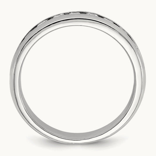 9 Stone Men's Ring, 0.50 ct tw Lab-Grown Diamond