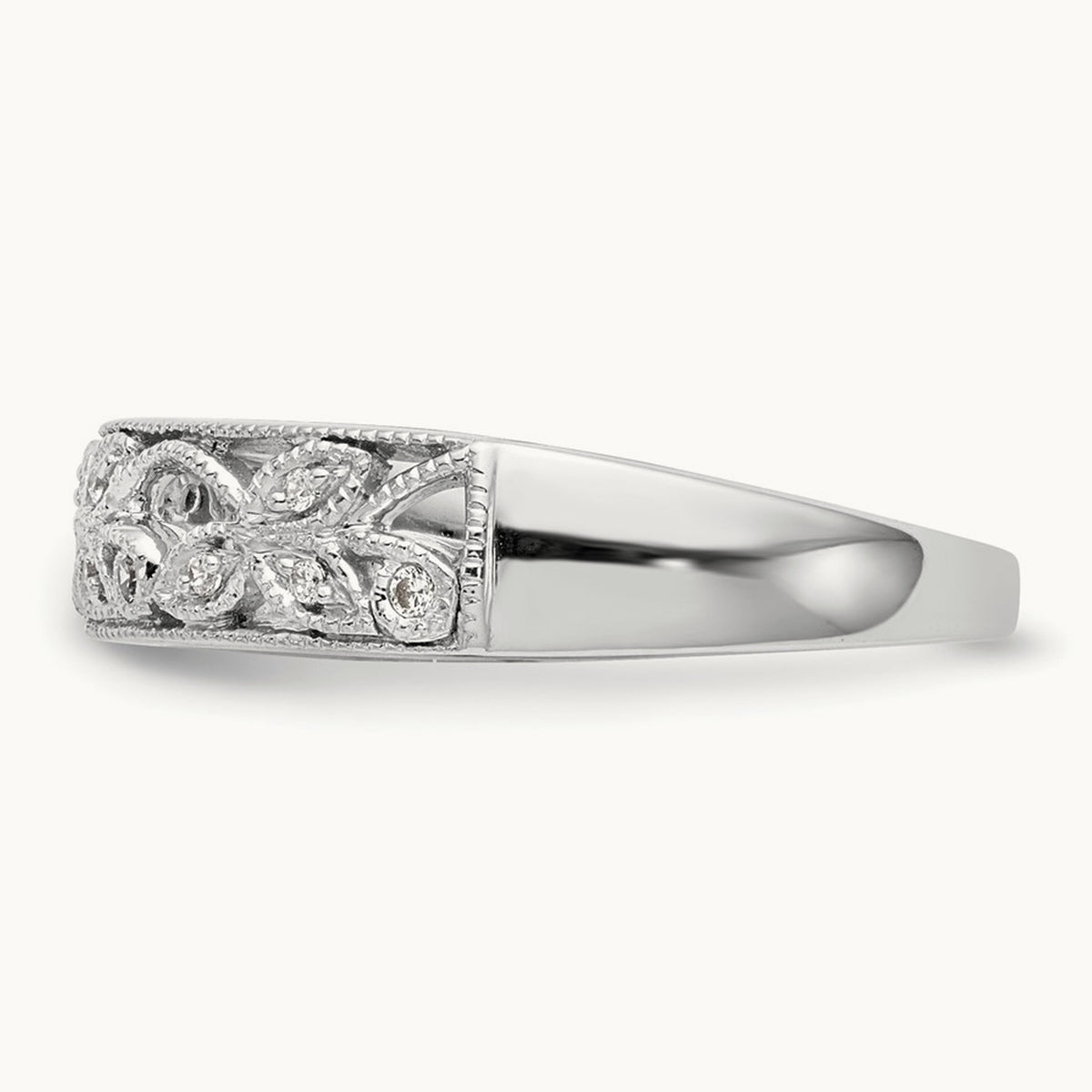 Diamond Band — 14K White Gold, 7