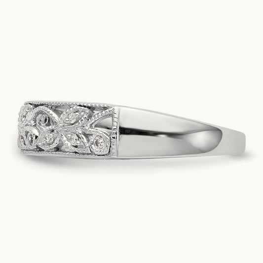 Diamond Band — 14K White Gold, 7