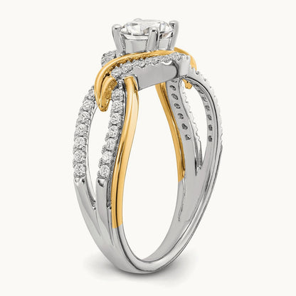 Semi-Mount Engagement Ring, 0.25 ct tw