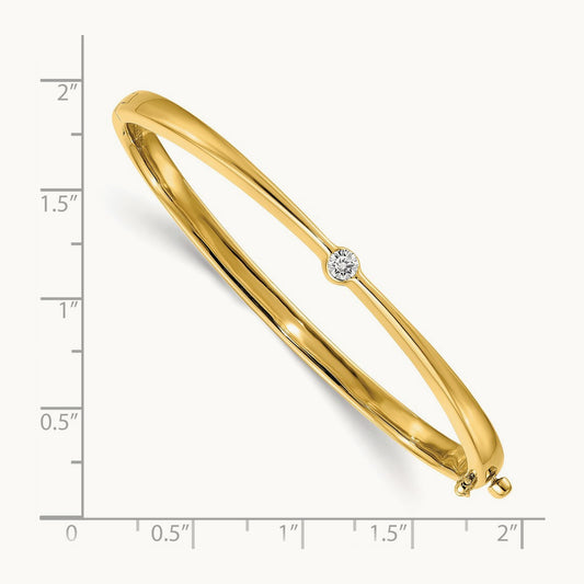 AA Diamond Hinged Bangle — photo set