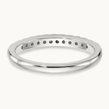 Diamond Wedding Band, 14K White Gold