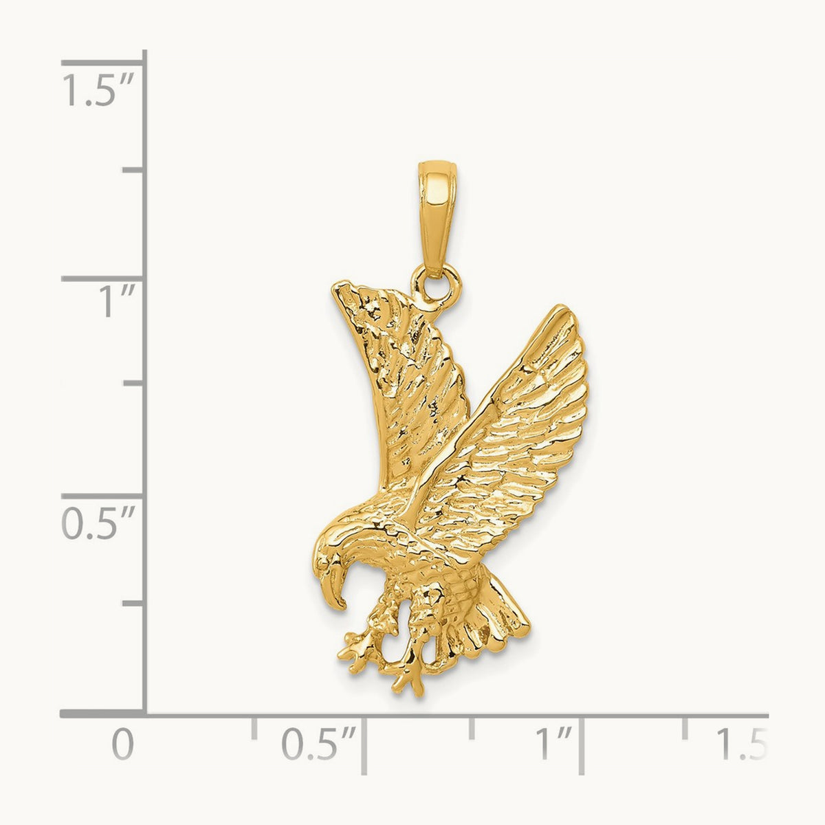 Eagle Charm, 14K