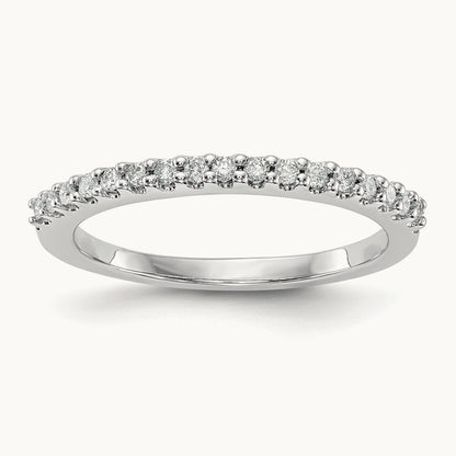 Diamond Wedding Band, 14K White Gold