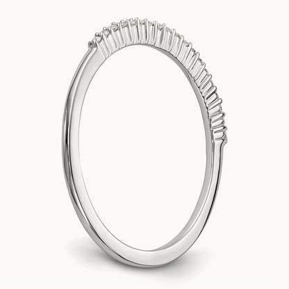 Diamond Band, 14K White Gold