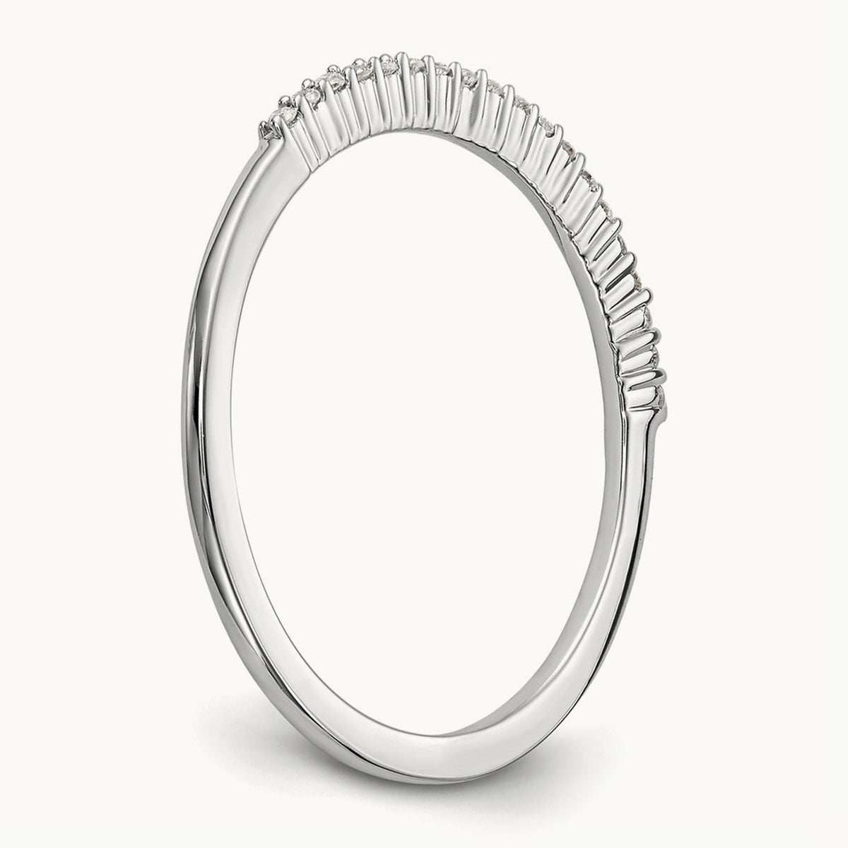 Diamond Band, 14K White Gold