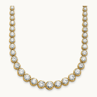 Graduated Tennis Necklace, 11.00 ct tw Lab-Grown Diamond