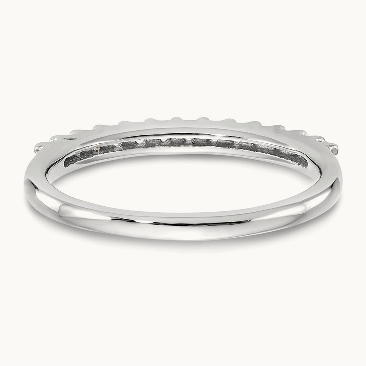 Diamond Band, 14K White Gold